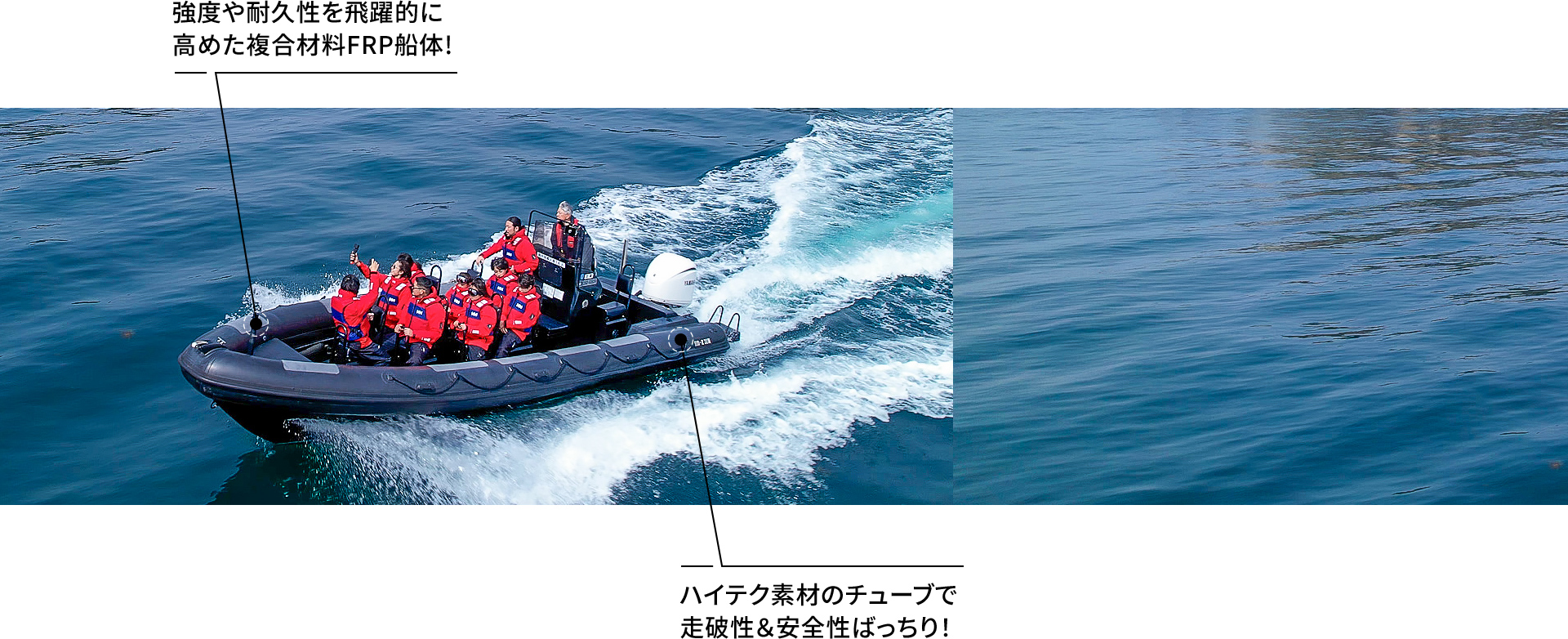 RIB（リジッドハル・インフレータブル・ボート）